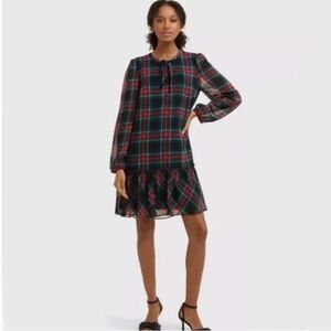 Draper James Red and Blue Plaid Dress